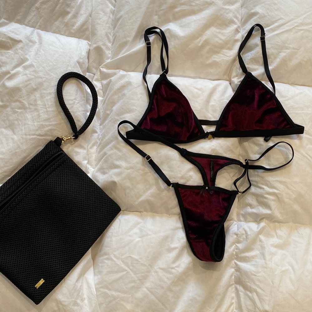 Gooseberry intimates velvet set
